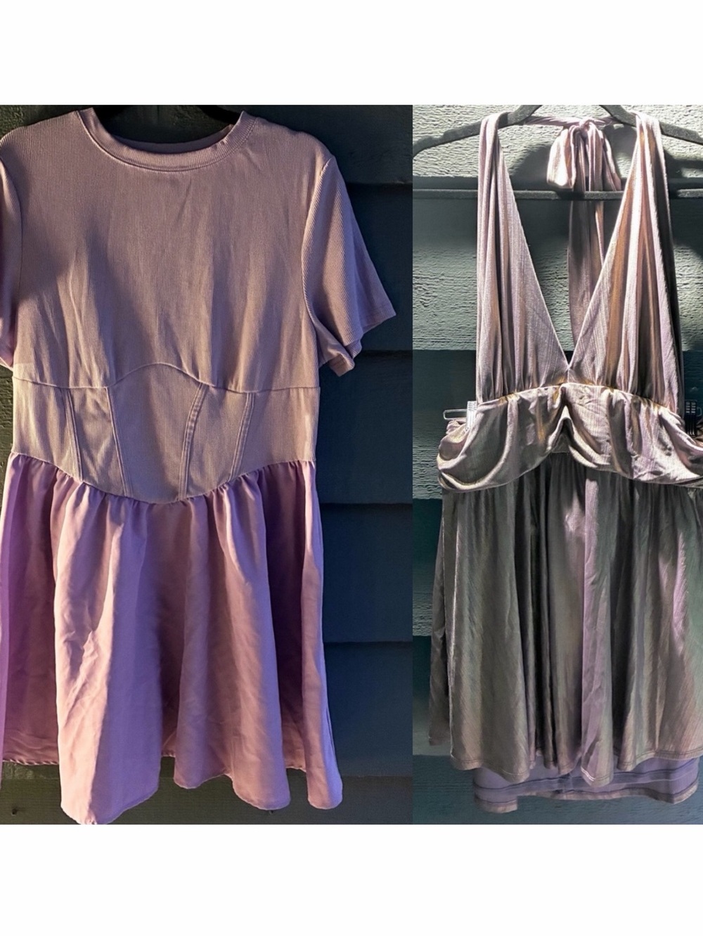 Two For One! Purple Mini Dresses!